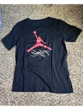 Jordan Black Flight T-Shirt Medium